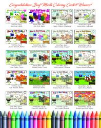 North Dakota Stockmen&rsquo;s Association announces Beef Month Coloring Contest winners