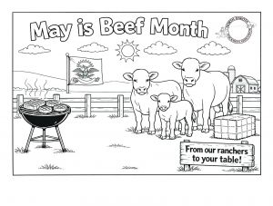 North Dakota Stockmen&rsquo;s Association hosts Beef Month Coloring Contest