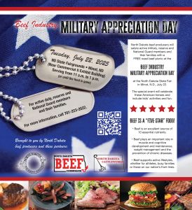 Beef industry will salute military at annual Military Appreciation Day event